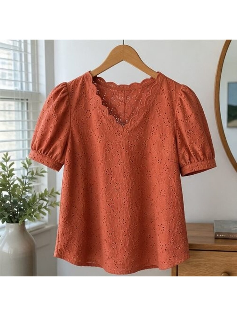 Blush V Neck Top
